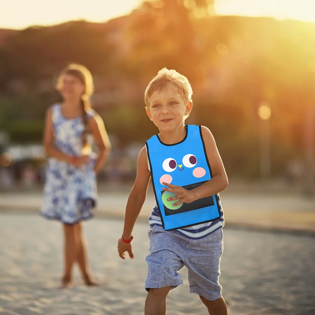 2 sets kleverig spel buitenkostuum spelen speelgoedgroep vest bal kinderdoek voor