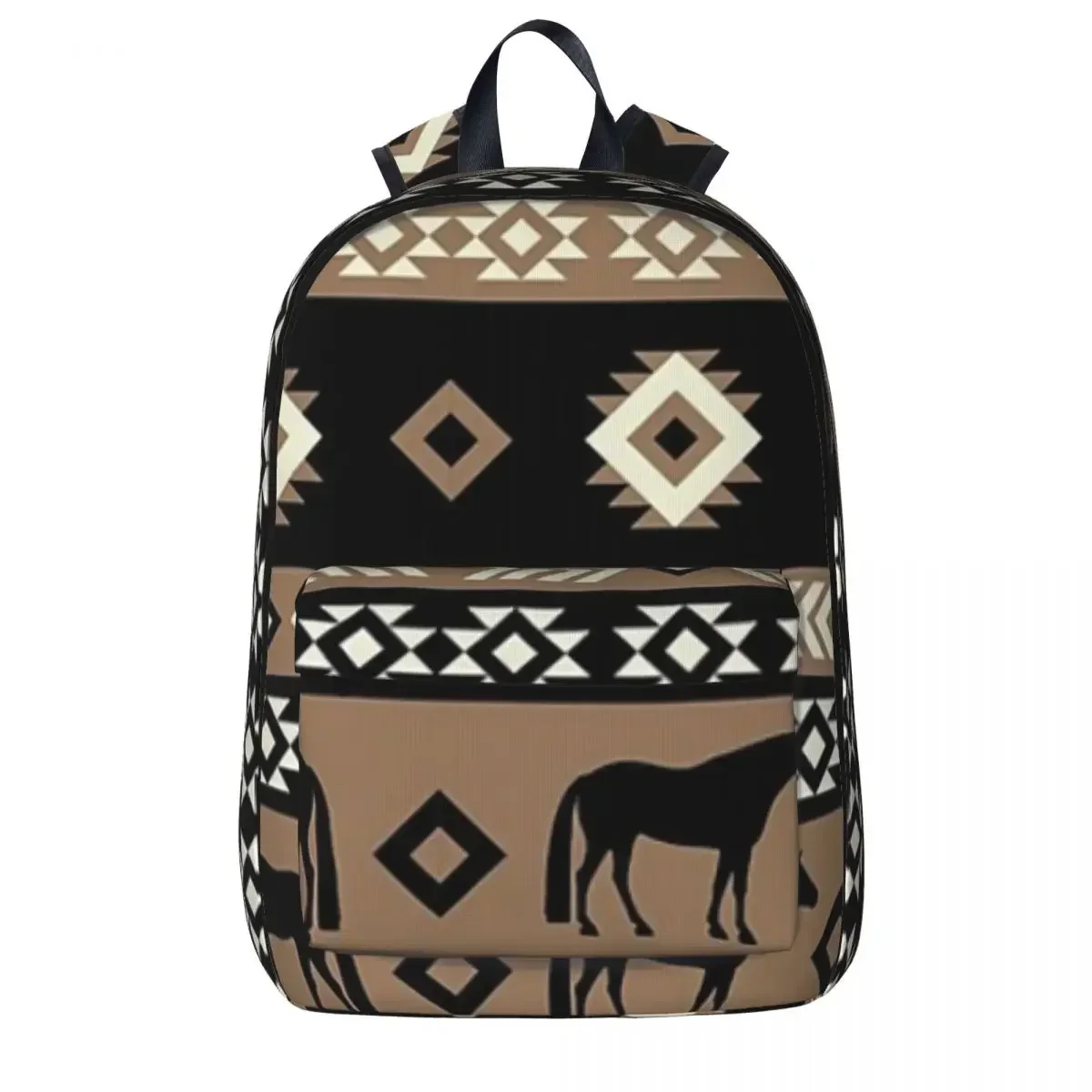 

Tribal Horse Pattern Woman Backpacks Boys Girls Bookbag Waterproof Children School Bags Portability Travel Rucksack Shoulder Bag