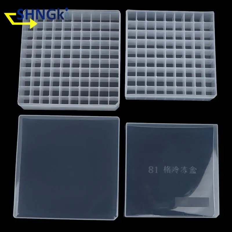 20/25/81/100 Sockets Plastic Test Tube Holder Centrifuge Tube Rack Box With Cover Centrifugal Tube Support Laboratory Supplies