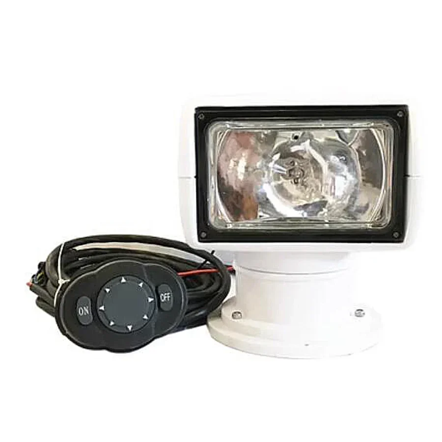 Marine Searchlight 12V/24V Xenon Yacht Speedboat Spotlight Super Bright Plum Blossom Switch 360 Degree Rotary Spotlight