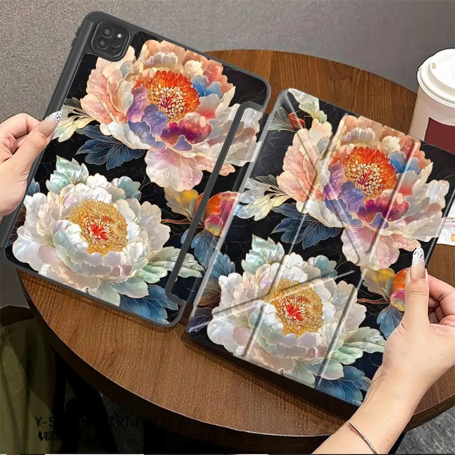 

Tablet Case For iPad Mini 6 7 Air 4 5 M3 M2 1 2 M4 11inch Pro 2025 Pro 11th 10th 9th 8th 7th 12.9inch Holder Cover Rich And