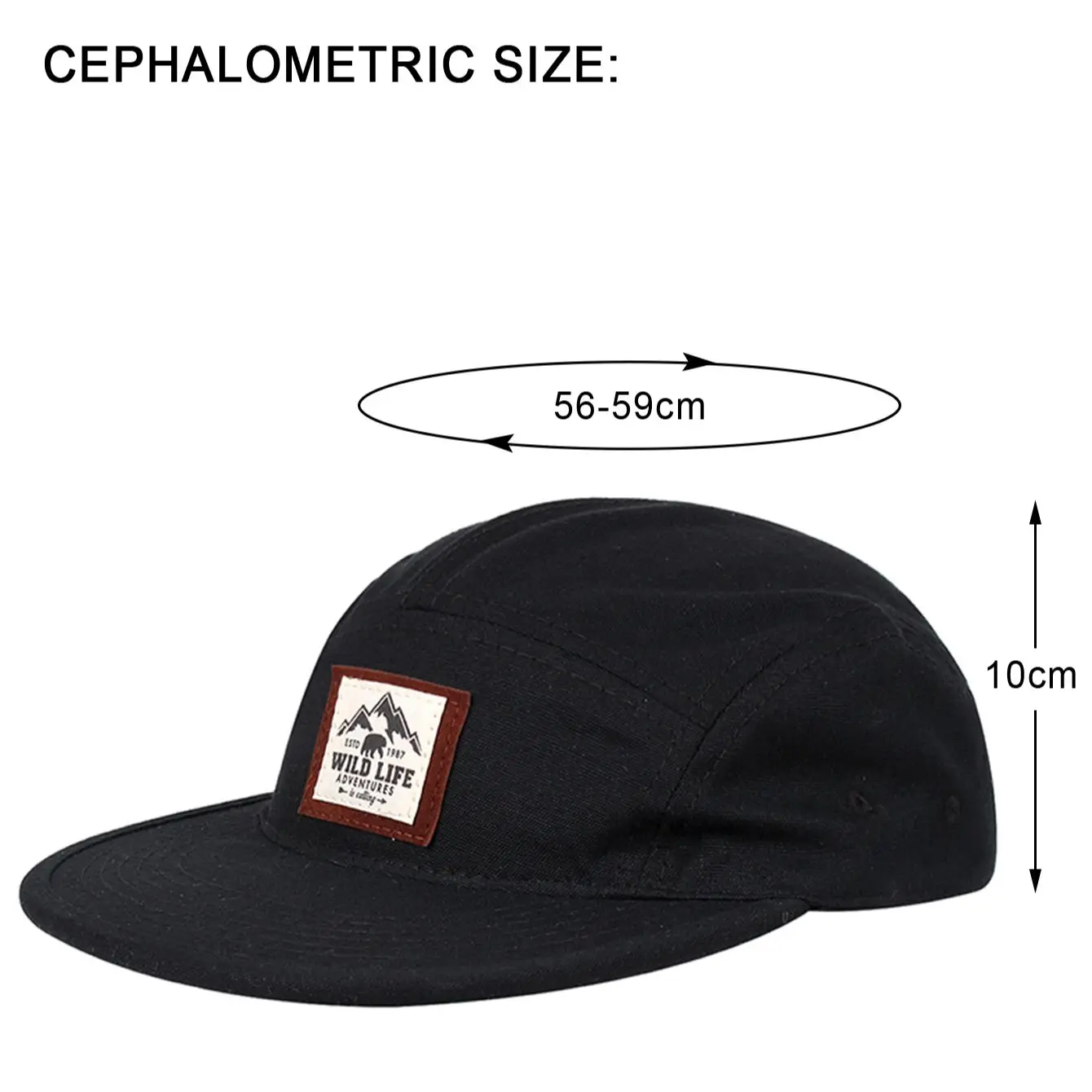 WILD LIFE Cotton 5 Panel Baseball Cap Snapback Caps Bone Gorras Hombre Originales Hip Hop Hats For Men Women Adjustable