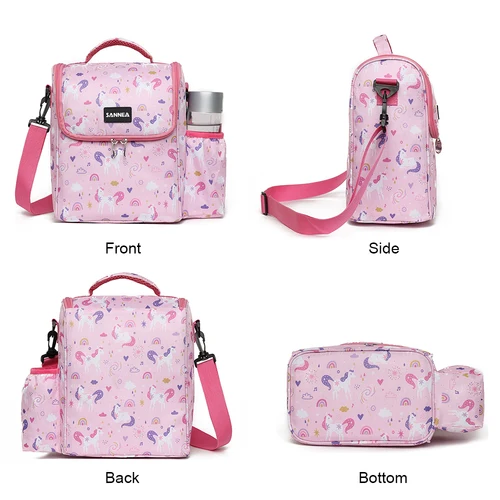 Imagen 2 del producto Bolsa de almuerzo impresa, bolsa térmica, paquete frío, bolsa de picnic