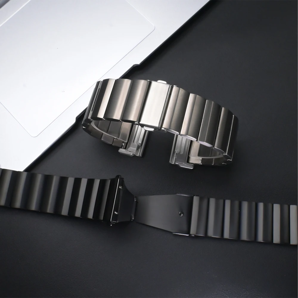ไทเทเนียม 26 มม.สำหรับนาฬิกาการ์มิน Fenix ​​8 7X Pro 51 มม.Fenix ​​6 Pro 5 Plus สร้อยข้อมือสายรัดข้อมือสำหรับการ์มิน เอนดูโร่ 3 Instinct 2X