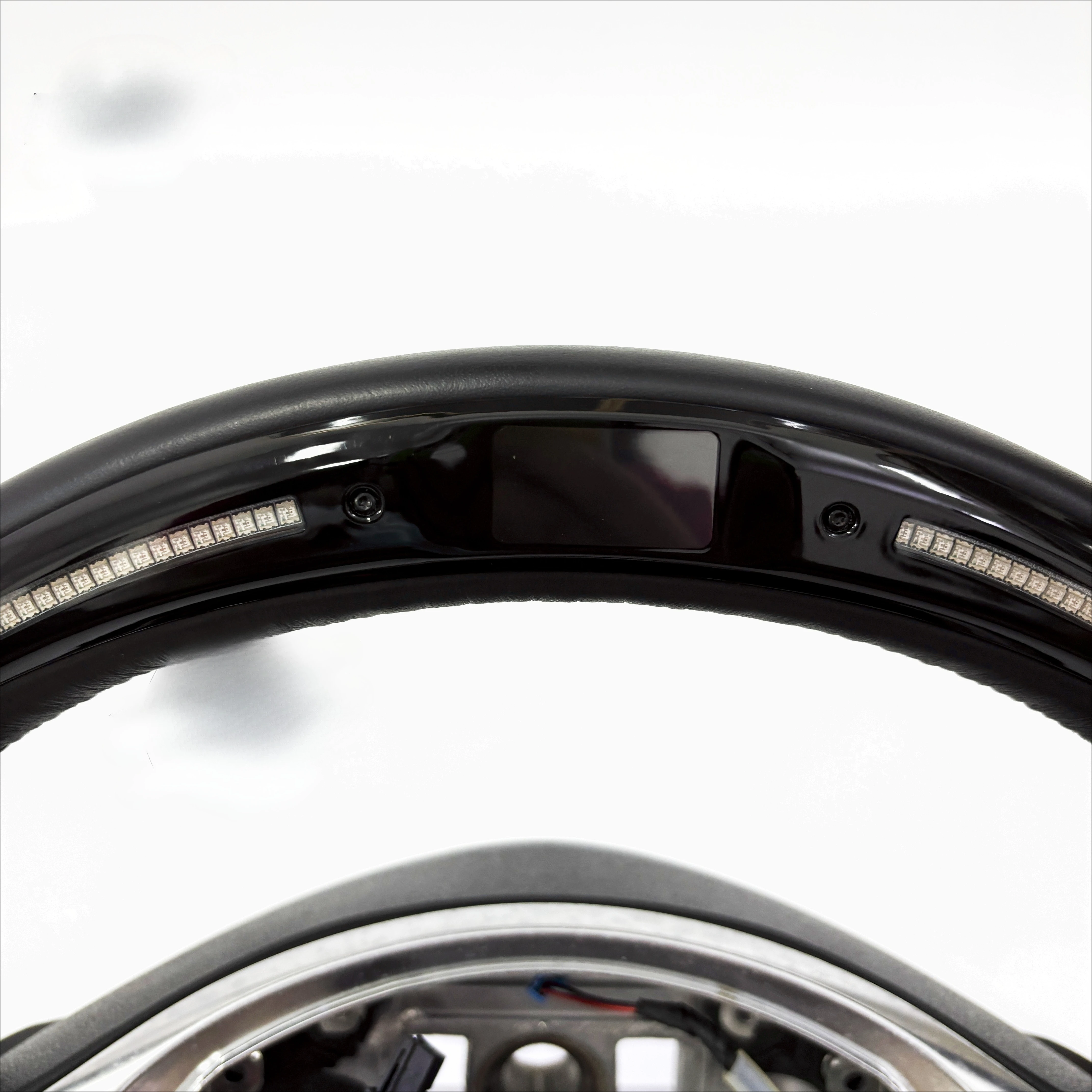 Custom Hot Sell with Round LED Paddles Shift Carbon Fiber Car Steering Wheel for W205