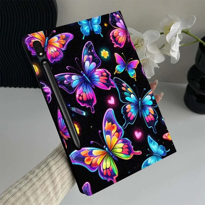 

Cartoon Butterfly Colorful Gift Tablet Case For Samsung Galaxy Tab S7 S8 S9 S10 FE Lite