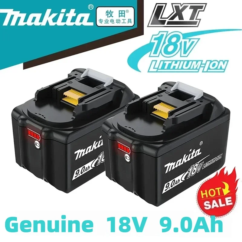 Genuine Makita 18V Lithium Battery 6Ah-9Ah BL1860 DDF487 BL1830B BL1850B BL1850 BL1840 BL1815 Replacement Lithium Battery