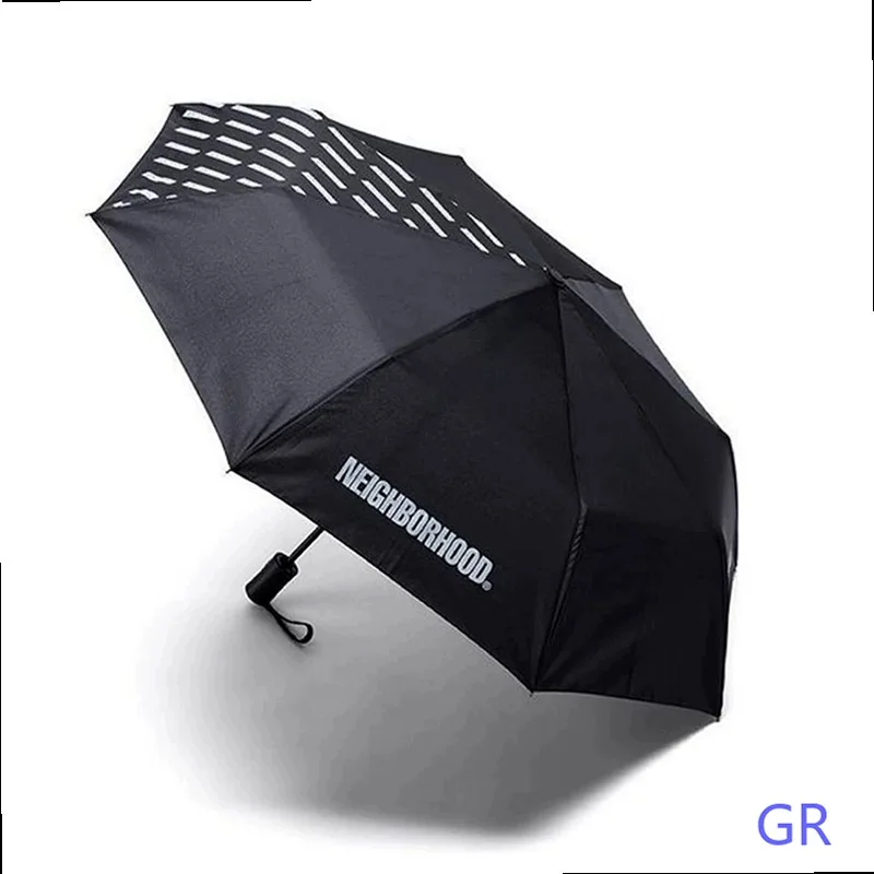 Style Black Auto Folding Umbrella UV Protection Sun Block Windproof