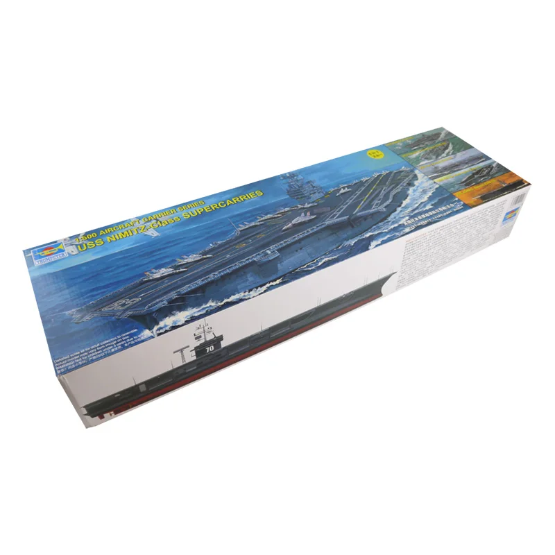 Trumpeter 05201 1/500 USS Nimitz-class CVN-68 Aircraft Carries Ship Military Assembly Plastic Model Building Kit