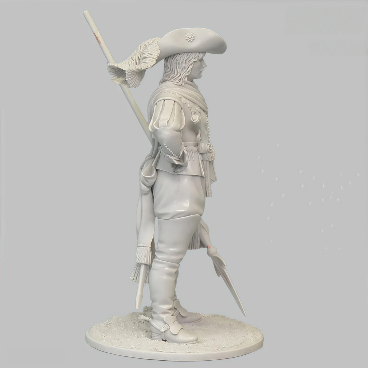 75MM Resin Unpainted Model Kit, Historical Subject, Officer's Unfinished and Unpainted GK