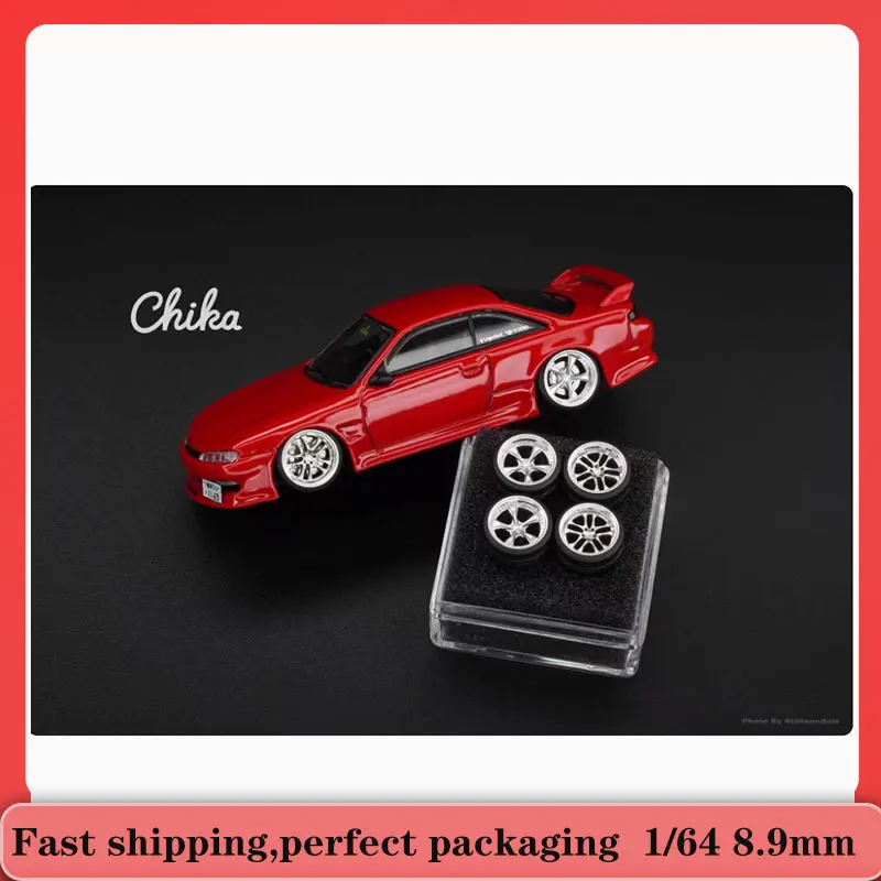 

Model car modified wheel hub1/64Chika SSR Minerva/ Rays 57FXZ 8.9/9.7/10.5mm Suitable for 1:64 static model cars Metal Boys gift
