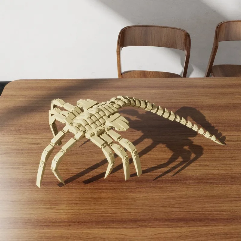 

Science Fiction Horror Movies MOC Face Huggers Parasites Creatures Monster Model Building Blocks Set DIY Ornaments Toy Gift