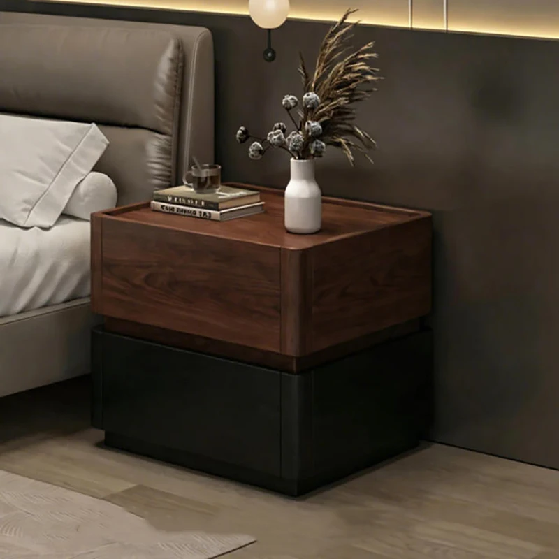 Refined Bedroom Side Frame Decorative Fixture Nightstand Bedroom Indoor Delicate Interior Assembly Bedroom Furniture