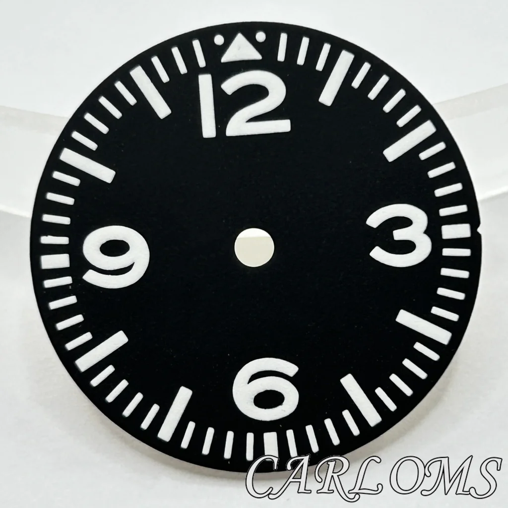 TOP 29mm NH35 NH36 4R35 4R36 7S26 7S36 Movement Black Sterile Luminous Watch Dial
