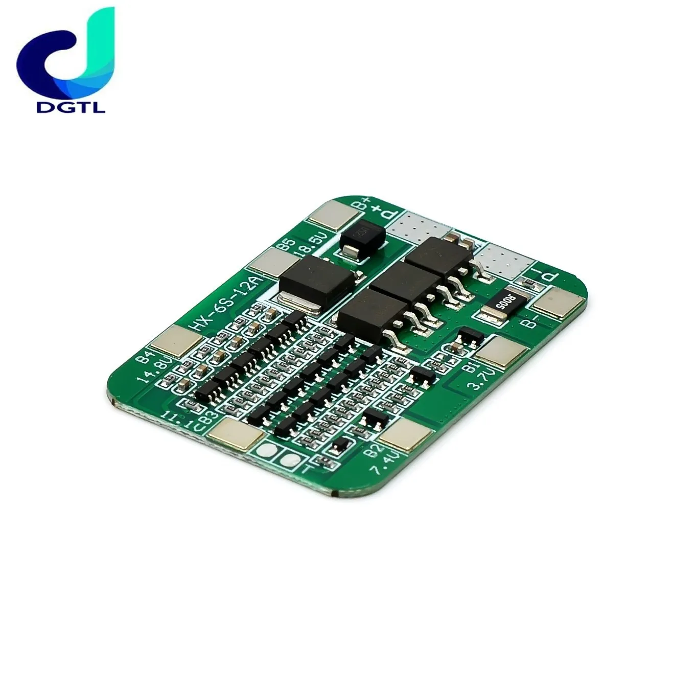 6S 15A 24V PCB BMS Protection Board For 6 Pack 18650 Li-ion Lithium Battery Cell Module