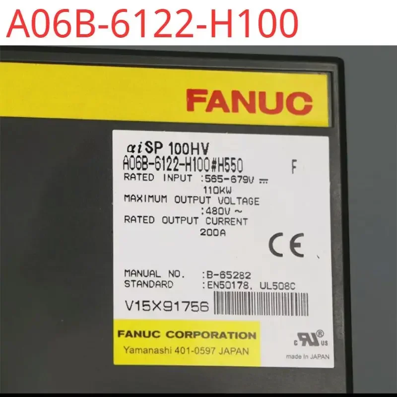 A06B-6122-H100 Second-hand tested ok  Servo Drive in good Condition