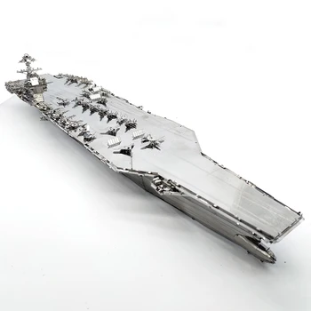 Mmz MODEL-3Dメタルパズル、uss、gerdr。フォード、ラネグラップ、DIY組み立てモデルキット、レーザーカットジグソーパズルおもちゃ、大人へのギフト