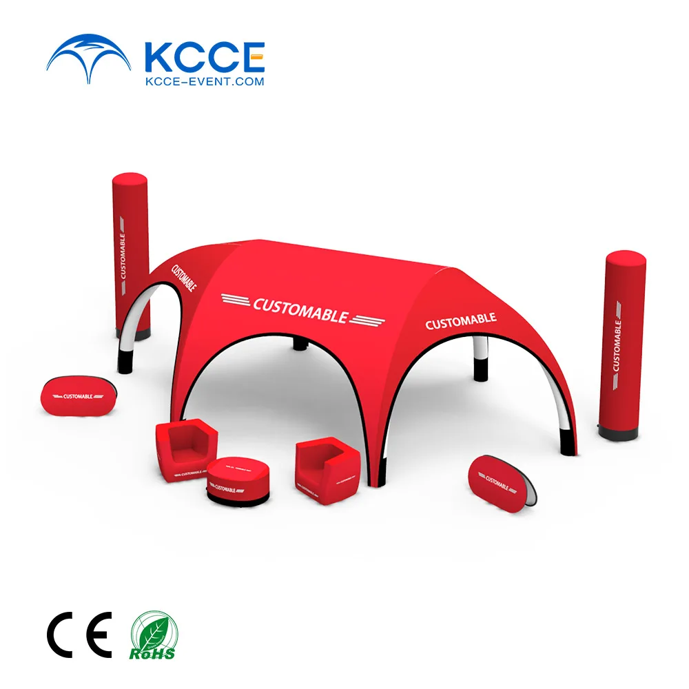 Inflatable Advertising Custom Branded Fast Setup Blow up Advertising Gazebo Promo Inflatable Spider Tent for Trade Shows Events