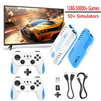 Consola de juegos Retro X10 Pro, videojuegos clásicos con 50 emuladores, 50000 juegos, consola de juegos de TV S905x3