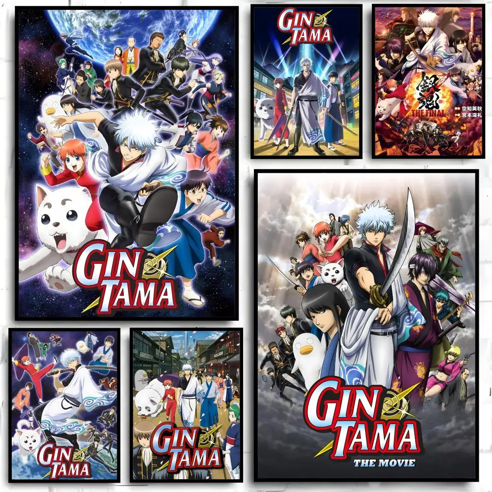 Anime Gintama Poster Poster decorative paintings, wall hangings for study living room, personalized home