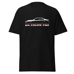 2024 Men T Shirt Casual Bmws M4 Coupe F82 2013-2020 Car Enthusiast T-shirt Graphic Summer Short Sleeves 100% Cotton S-3XL Tee