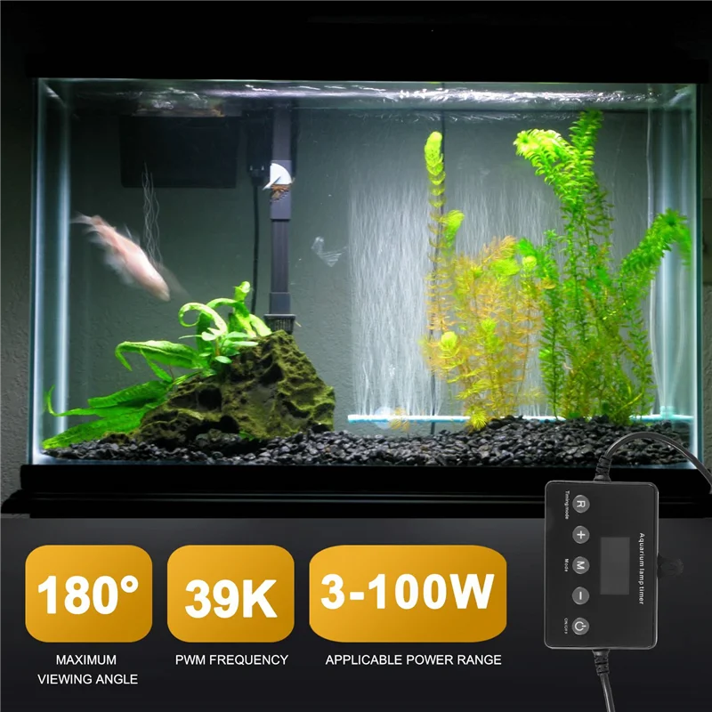 Smart LED Aquarium Light Timer e Dimmer, dimmer do tanque de peixes, modulador