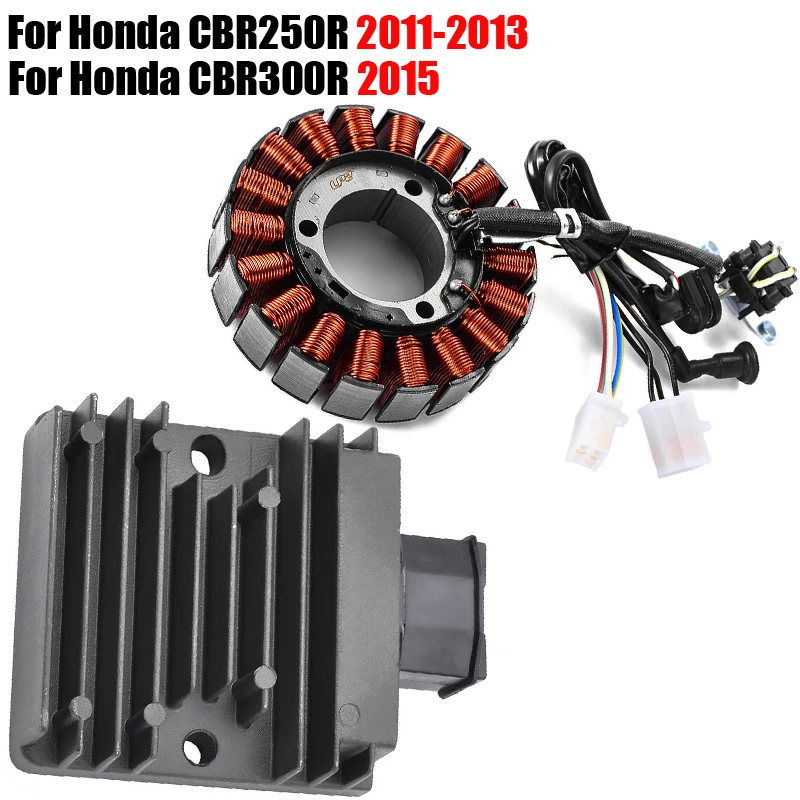 

Stator Coil+Voltage Regulator rectifier For Honda CBR300R 2015 CBR250R 2011 2012 2013 CBR 300R 250R 250 300 R