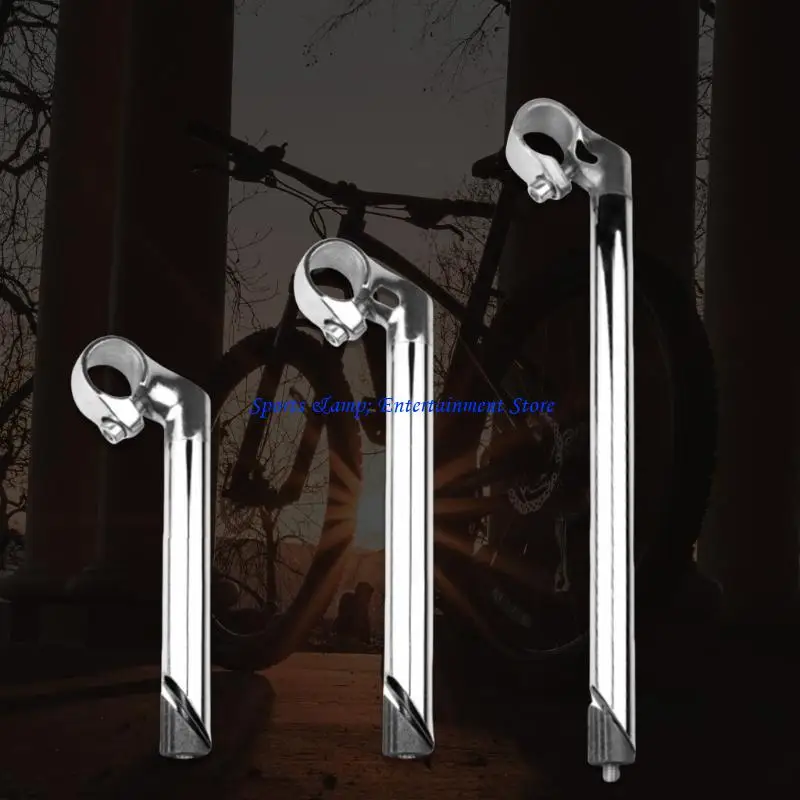 

G7NF Gooseneck Risers Stem Aluminum Alloy Bicycles Quills Stem Easy to Installation