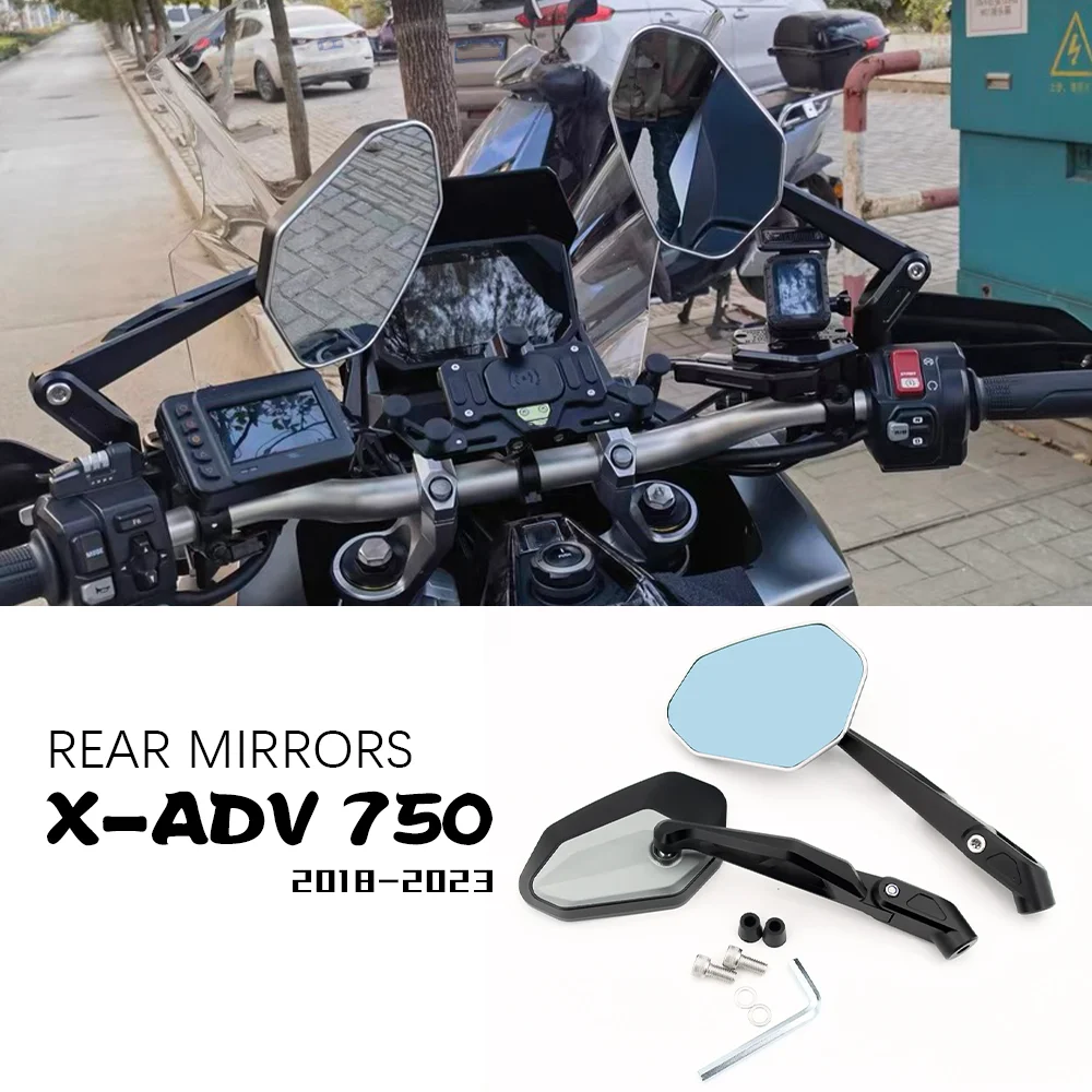 Motorcycle Folding Rearview Mirrors for HONDA X ADV 750 X-ADV750 Accessories Side View Mirror XADV750 XADV 750 X ADV 750 Parts