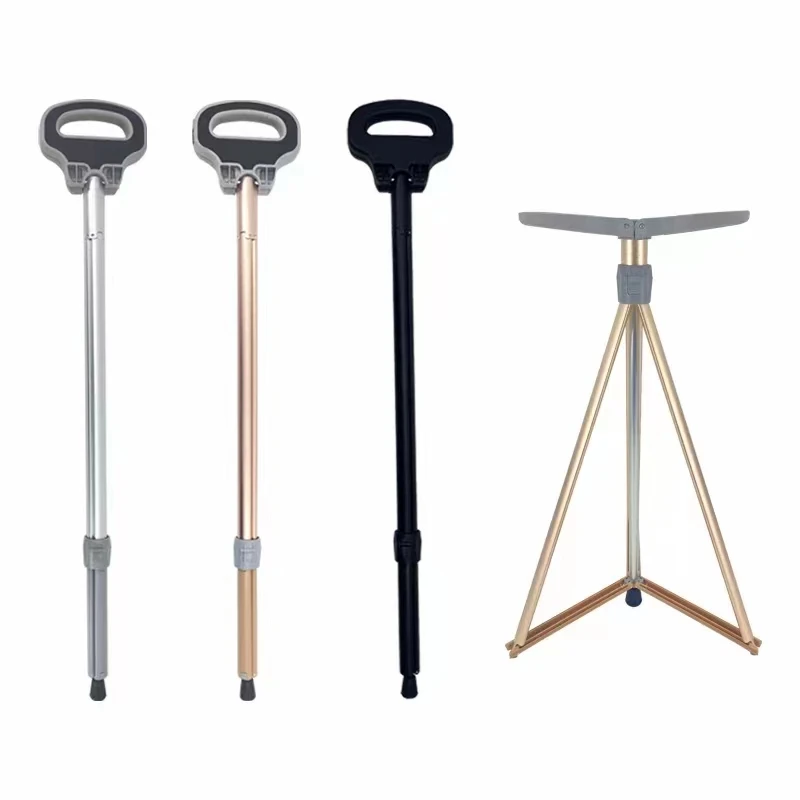 

Outdoor Mountaineering Pole Multifunctional Cane Stool Tourism Climbing Mountaineering Cane Chair