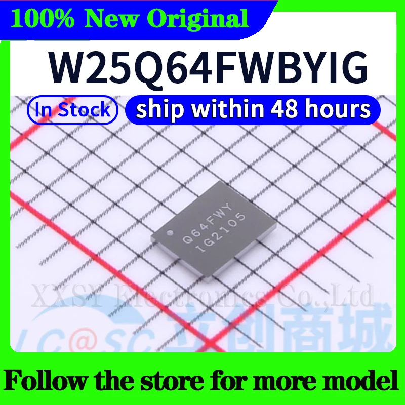 

W25Q64FWBYIG High quality New
