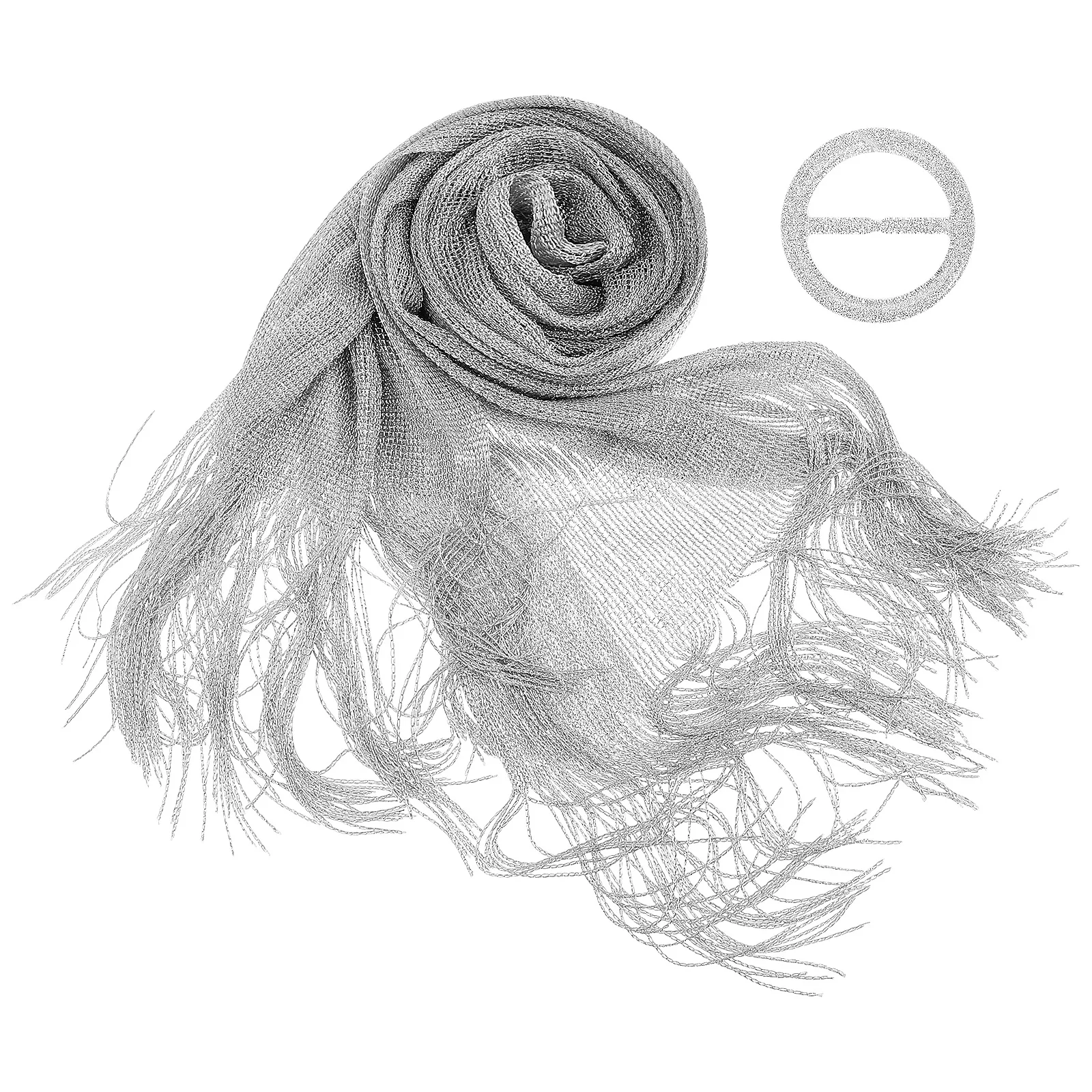 

Silver Shawl Elegant Wrap Scarf Shoulder Shawls Silver Dresses Formal Wear Party Wedding Shawls Wraps Accessories