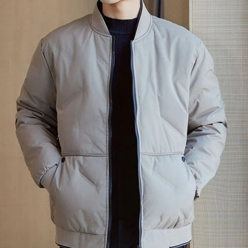 ​Men's Winter Thickened Down Cotton Collared Coat Trendy Casual Youth Versatile Jacket​