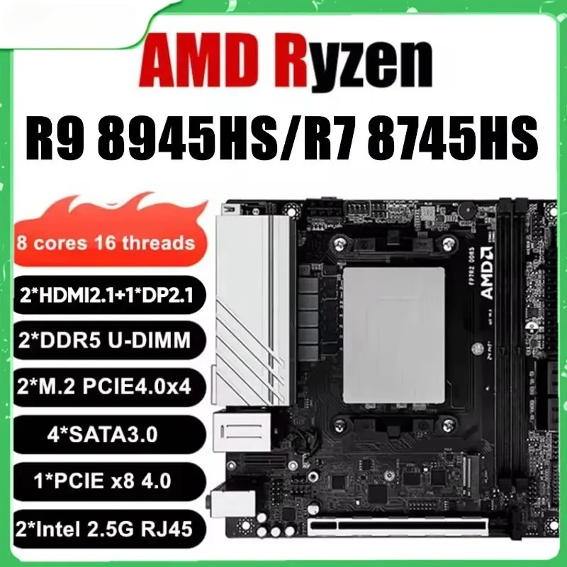 Игровая материнская плата N17 NAS AMD Ryzen 9 8945HS 7940HS R7 8745HS 7840HS Материнская плата с брандмауэром 4 * SATA 2 * NVMe PCIEx8 2 * 2,5G LAN Игровая материнская плата N17 NAS AMD Ryzen 9 8945HS 7940HS R7 8745HS 7840HS Материнская плата с брандмауэром 4 * SATA 2 * NVMe PCIEx8 2 * 2,5G LAN