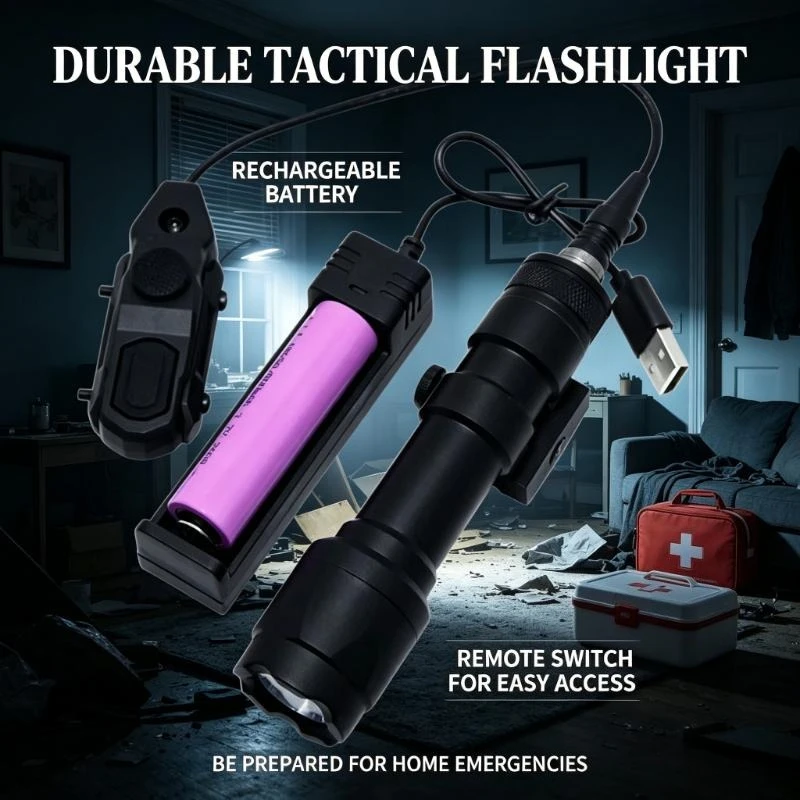 Universal Side Mount Flashlight Ornament Solid Metal Semi-Alloy Strobe Light Module for Toy Model Parts