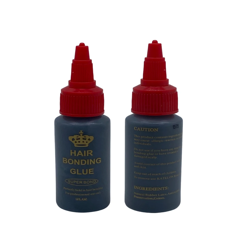 30 مل / 1 أونصة غراء ربط لحمة الشعر الأسود عالي الجودة لنسج الشعر - عقد قوي