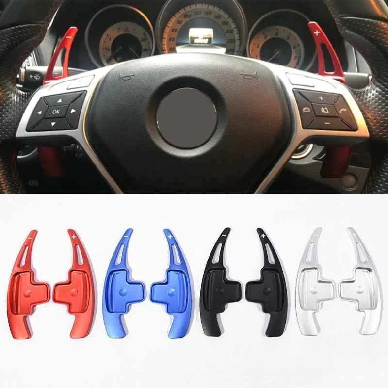 

1 пара удлинителей подрулевых лепестков переключения передач для Mercedes Benz A, B, E, M класса w204, w212, GLK, CLA, GLA