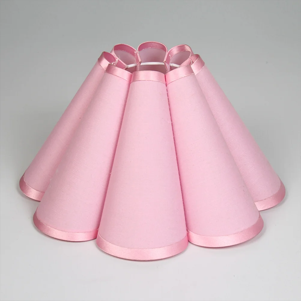 Wall Light Shade Flower Lamp Fabric Shades for Table Lamps Decorative Pink Lampshades