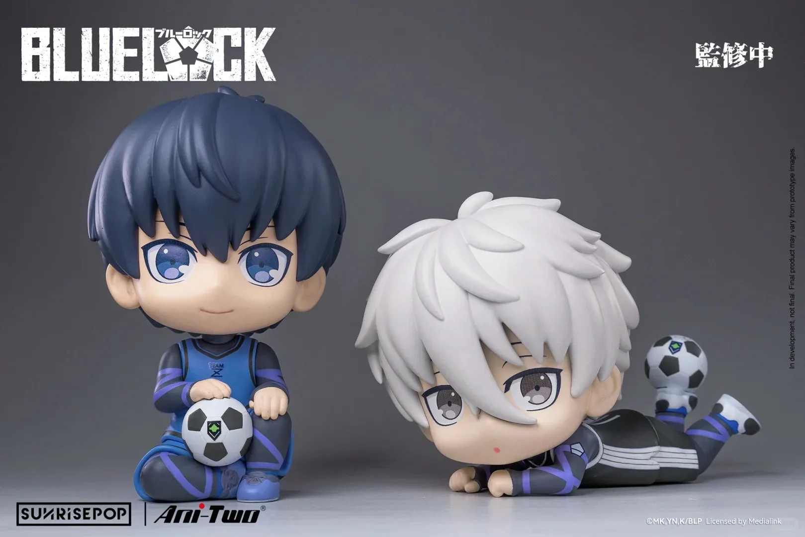 Auf Lager 10cm Blue Lock Anime Figur Q-Version Isagi Yoichi/Nagi Seishiro Actionfigur Sammlermodell Puppe Spielzeug Geburtstagsgeschenke – Detail 1
