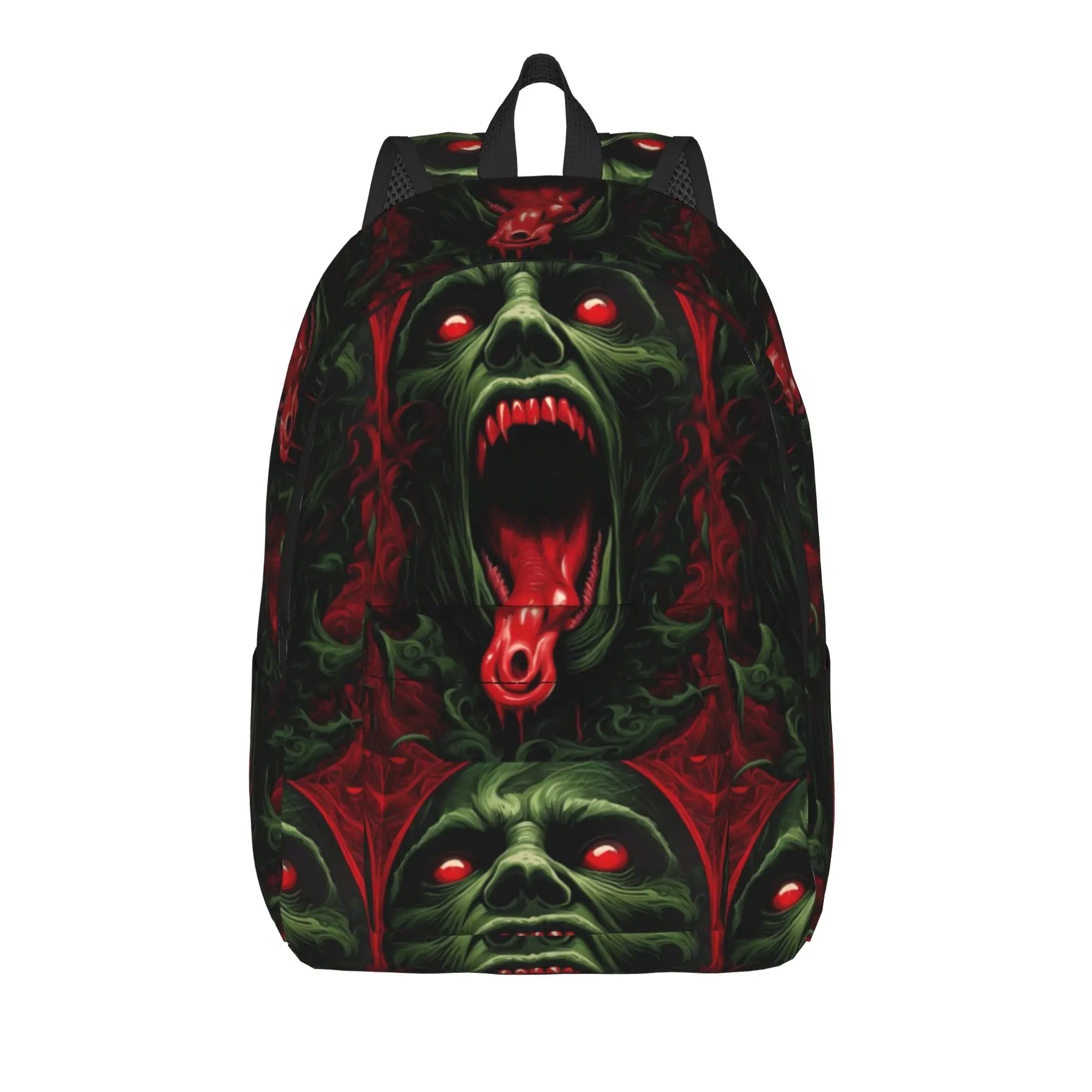 Horror Giant Mouth Demon Monster Backpack Boy  Big Backpacks Polyester Funny High School Bags College Design Rucksack
