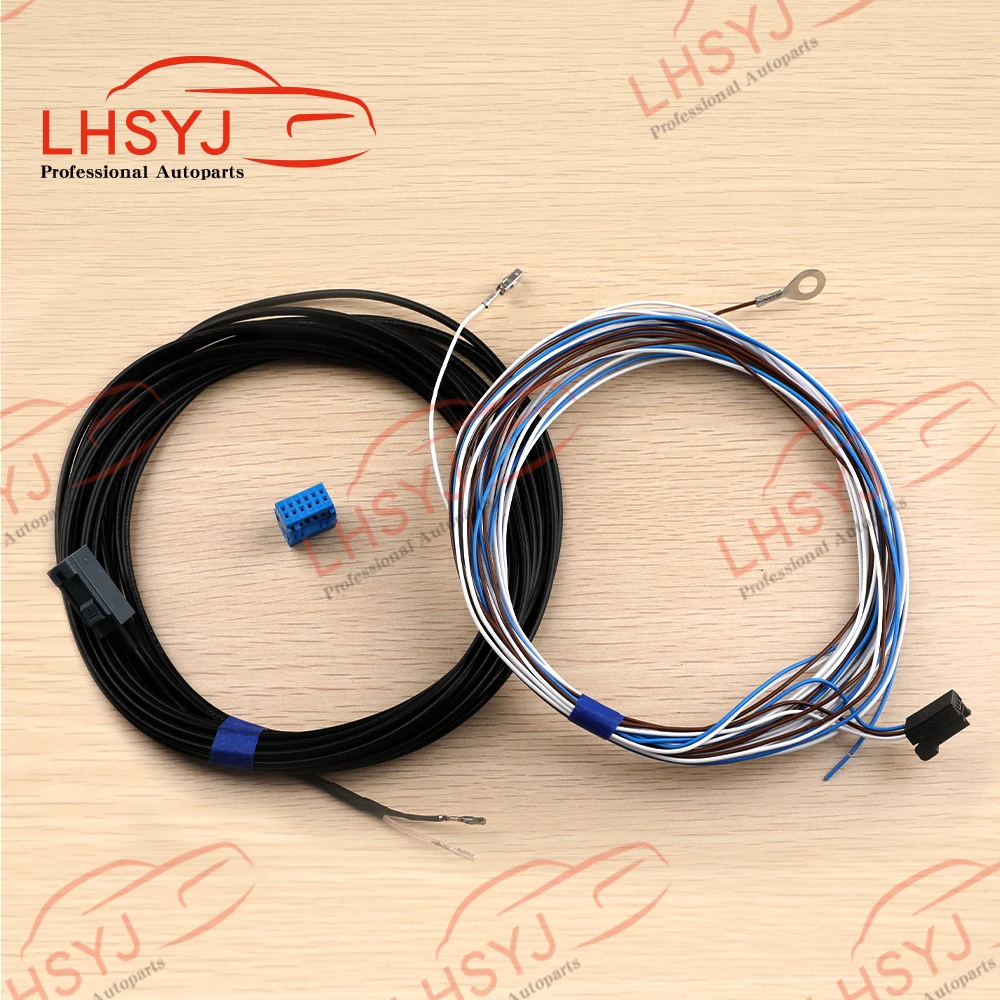 OEM MIB Radio AV Rearview Camera Cable Harness Trunk Handle Camera MQB 3Wire Adapter for VW RCD330 RCD360