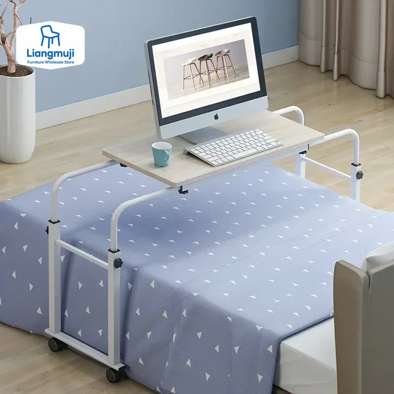 

Over Bed Table with Wheels Rolling Laptop for Recliner Mobile Computer Desk Standing Workstation Laptop Cart with Heavy
