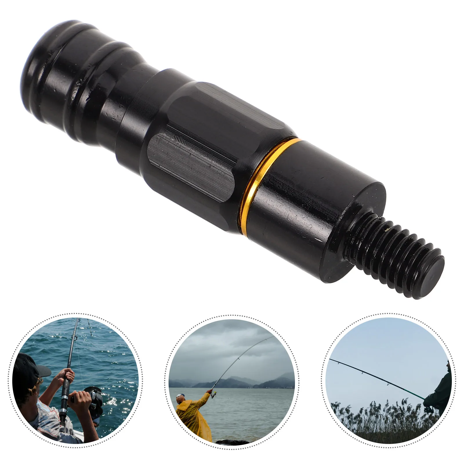 

1pc Universal Quick Release Aluminum Alloy Fishing Net Connector Screw Adapter For Rod Replacement Anti-Rotation Head