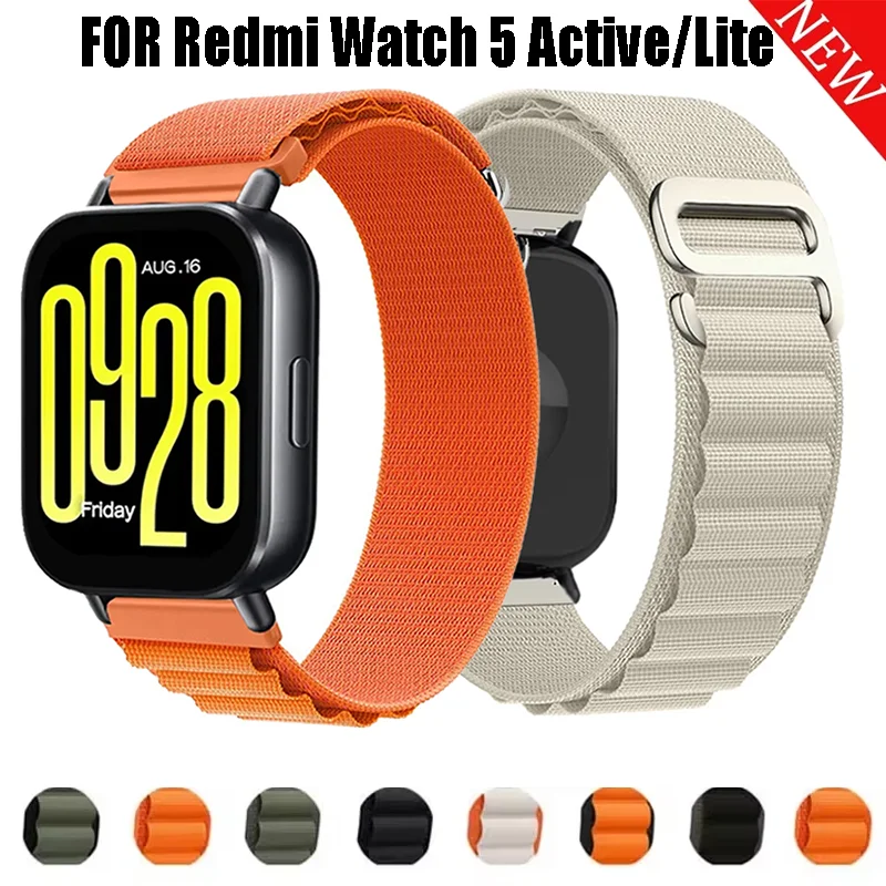 Alpine Loop For Samsung Samsung Galaxy Watch 7/FE/6/5Pro/4 Classic/Xiaomi Watch S4 Nylon bracelet Redmi Watch 5 Active/Lite band