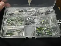 120PCS Takefast 16V 25V 50V Aluminum Electrolytic Capacitors Kit 12 Values 1uF-470uF 0.22uF-470uF DIP Electrolyte Capacitor 4