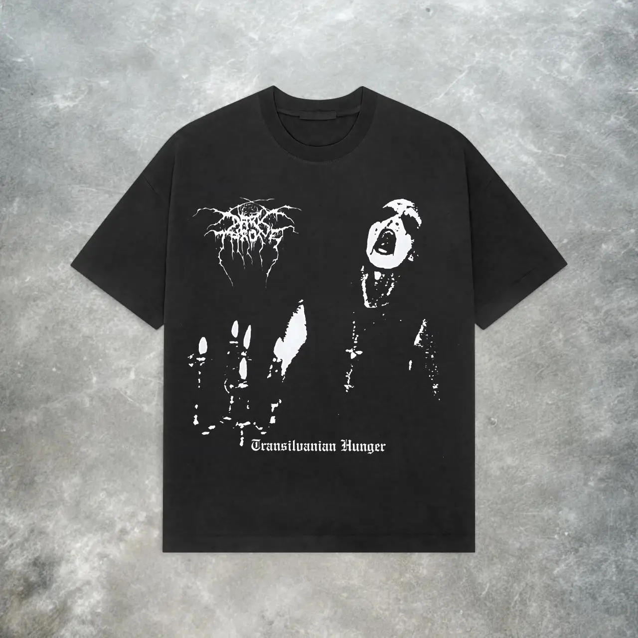 2026 New Darkthrone Transylvanian Hunger Tee Y2K Black Metal Band Summer Men's and Women's Breathable T-shirt Top