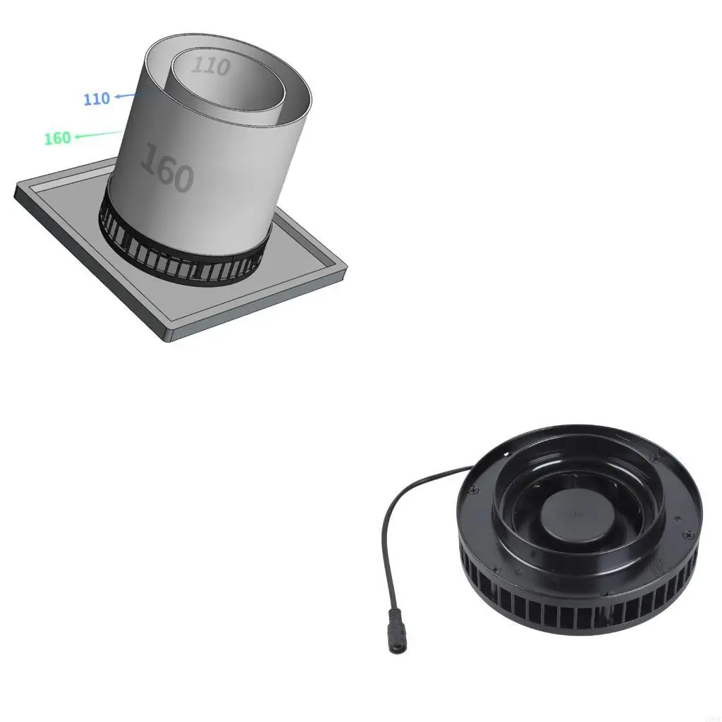 

430CFM Blower Speed Modification 12V For Production Home Ventilation