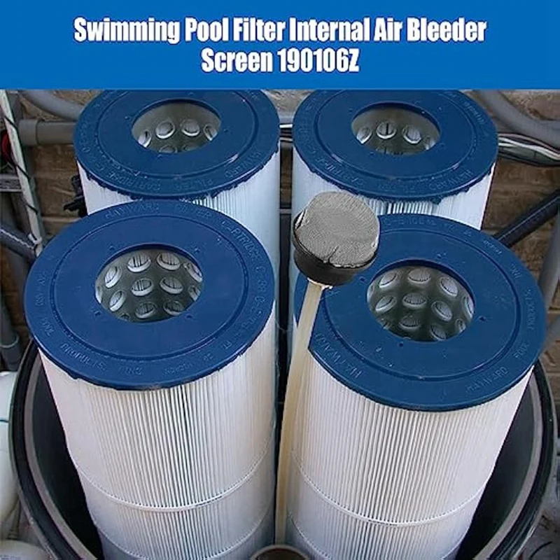 190106Z Screen Cap Air Bleeder Screen Air Bleed Strainer Replacement Fiberglass Pool And Spa Filter Replacement 3Piece