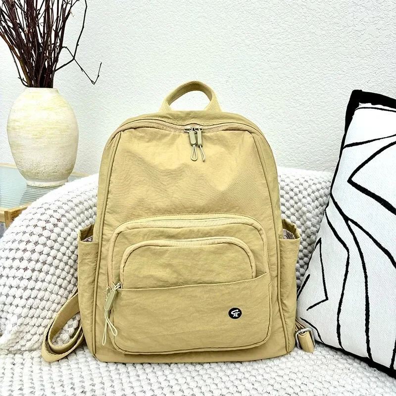 

Japanese Style Casual Backpack for Women Lightweight Travel Daypack with Multi-Pockets for School Outdoor Commuting