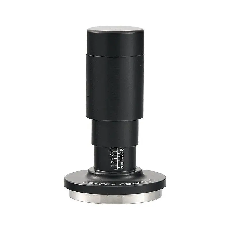 Multi-functional 51mm 53mm 58mm Spring-loaded Tamper Espresso Coffee Tamper Constant Pressure Ripple Base with WDT Tool